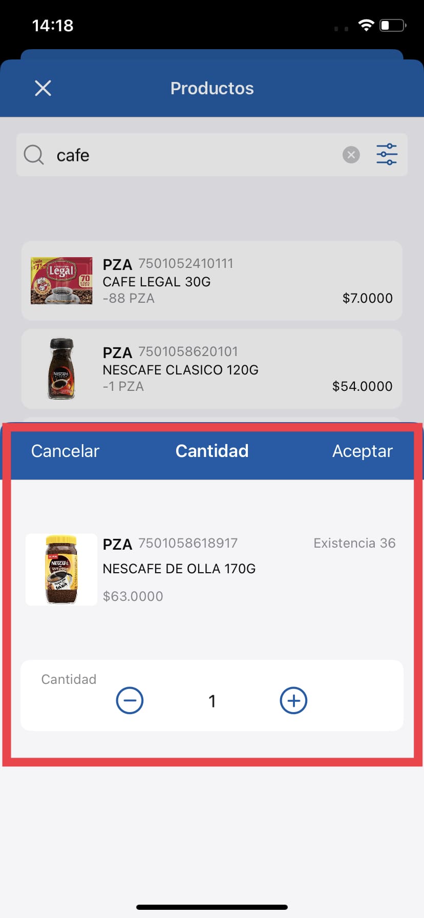 Nuevo ajuste de inventario